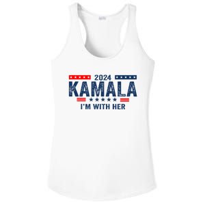 Im With Her Kamala Vote For 2024 President Kamala Harris Ladies PosiCharge Competitor Racerback Tank