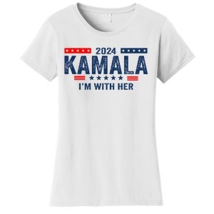 Im With Her Kamala Vote For 2024 President Kamala Harris Women's T-Shirt