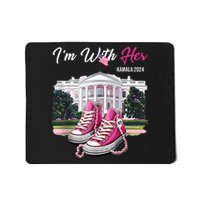 IM With Her Kamala 2024 Chucks And Pearls Madam President Mousepad