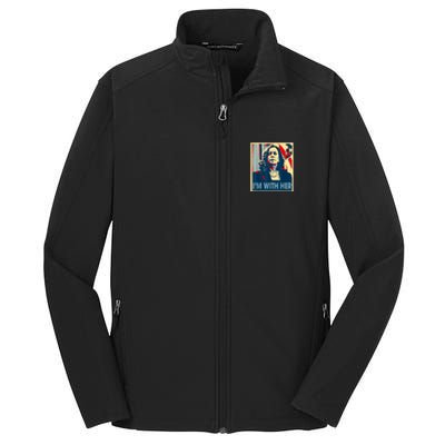 IM With Her Kamala Vote For 2024 President Kamala Harris Core Soft Shell Jacket