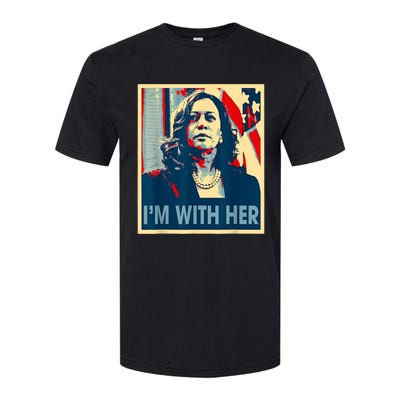 IM With Her Kamala Vote For 2024 President Kamala Harris Softstyle® CVC T-Shirt