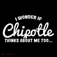 I Wonder If Chipotle Thinks About Me Too Doggie Tank
