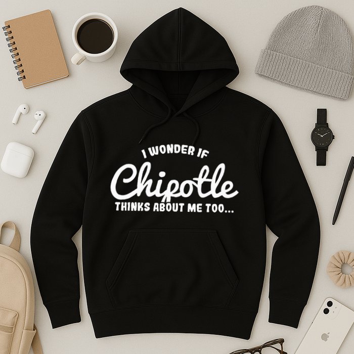 I Wonder If Chipotle Thinks About Me Too Hoodie