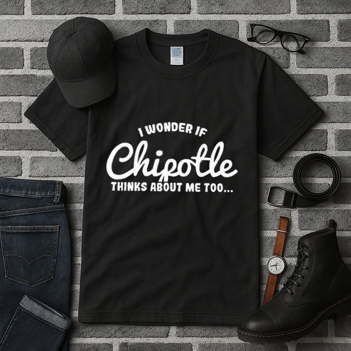 I Wonder If Chipotle Thinks About Me Too Tall T-Shirt