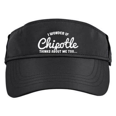 I Wonder If Chipotle Thinks About Me Too Adult Drive Performance Visor