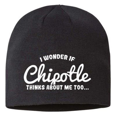 I Wonder If Chipotle Thinks About Me Too Sustainable Beanie