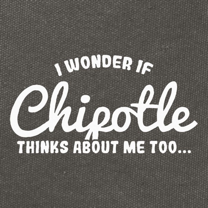 I Wonder If Chipotle Thinks About Me Too Cotton Canvas Backpack