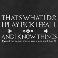 ItS What I Do I Play Pickleball And I Know Things Except Microfiber Hand Towel