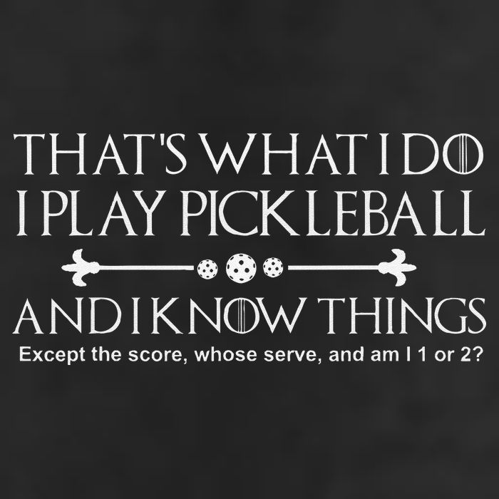 ItS What I Do I Play Pickleball And I Know Things Except Microfiber Hand Towel