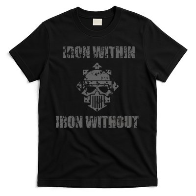 Iron Within Iron Without Marines Helmet Distresses T-Shirt