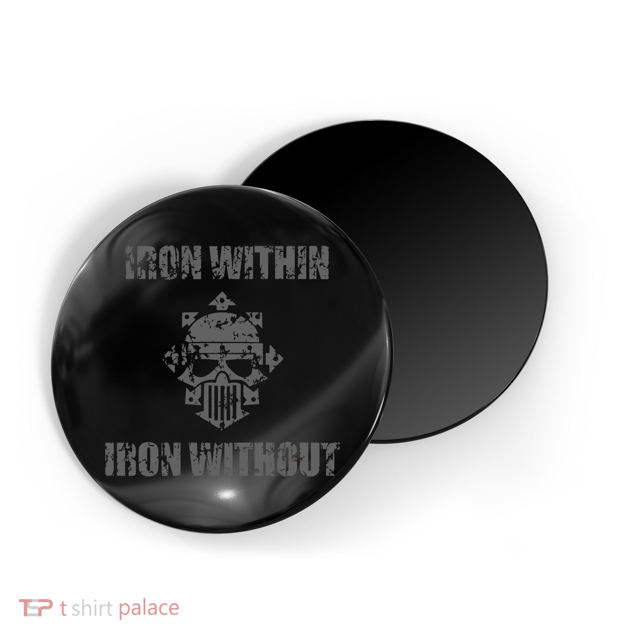 Iron Within Iron Without Marines Helmet Distresses Magnet