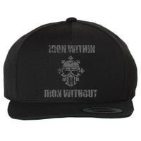 Iron Within Iron Without Marines Helmet Distresses Wool Snapback Cap