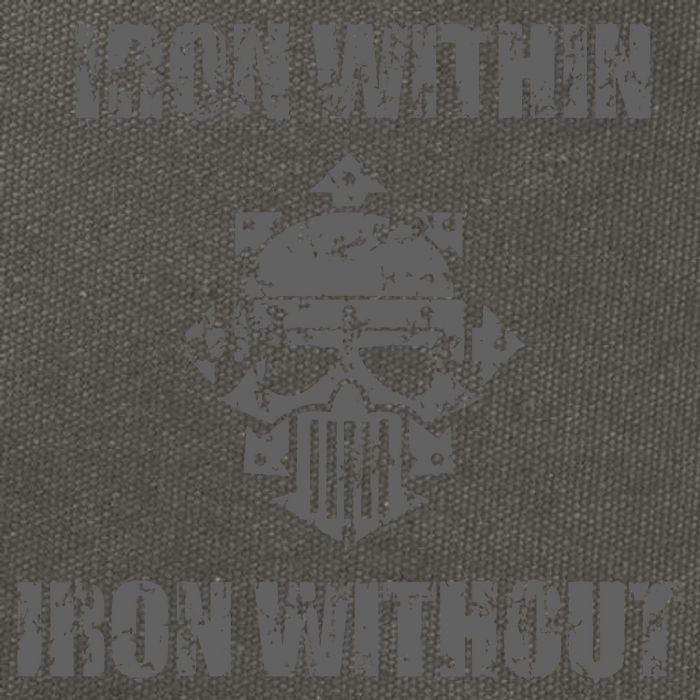 Iron Within Iron Without Marines Helmet Distresses Cotton Canvas Backpack