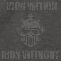 Iron Within Iron Without Marines Helmet Distresses Vector Backpack