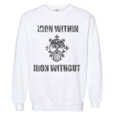 Iron Within Iron Without Marines Helmet Distresses Garment-Dyed Sweatshirt