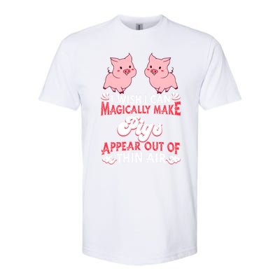 I Wish I Can Magically Make Pigs Appear Gift Pig Gift Softstyle® CVC T-Shirt