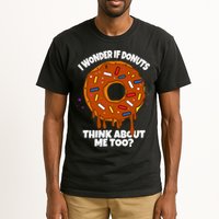 I Wonder If Donuts Think About Me Too | Doughnuts Cute Donut Tall T-Shirt