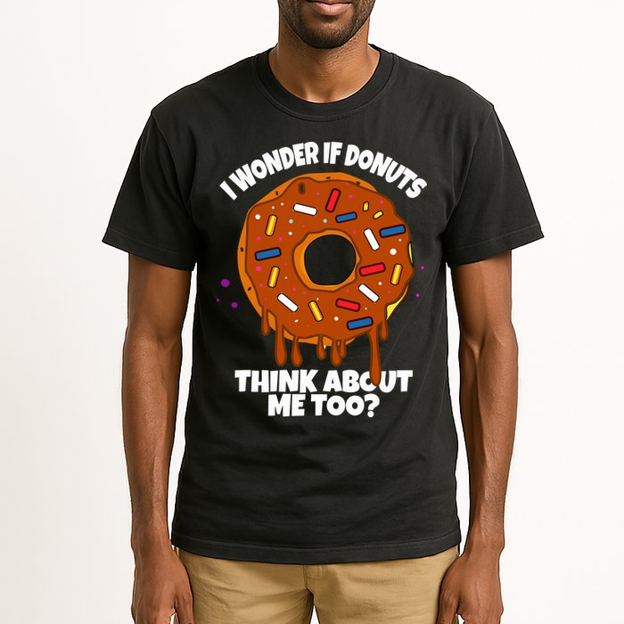 I Wonder If Donuts Think About Me Too | Doughnuts Cute Donut Tall T-Shirt