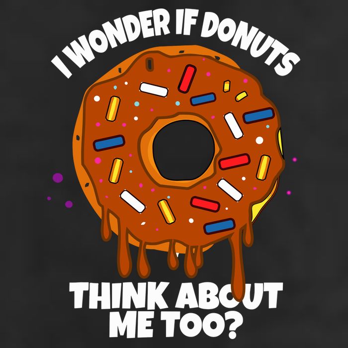 I Wonder If Donuts Think About Me Too | Doughnuts Cute Donut Beanie