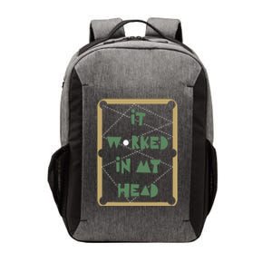 It Worked In My Head Pool Billiard Team Vector Backpack