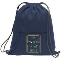 It Worked In My Head Pool Billiard Team Sweatshirt Cinch Pack Bag