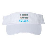 I Wish It Were Colder Valucap Bio-Washed Visor