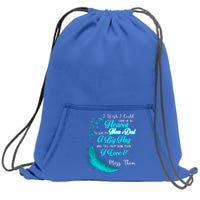 I Wish I Could Climb Up To Heaven To Give My Mom And Dad Gift Sweatshirt Cinch Pack Bag