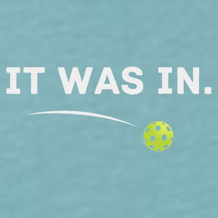 It Was In Pickleball Player  Sueded Cloud Jersey T-Shirt