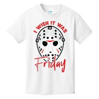 I Wish It Was Friday Lazy DIY Halloween Costume Horror Movie Kids T-Shirt