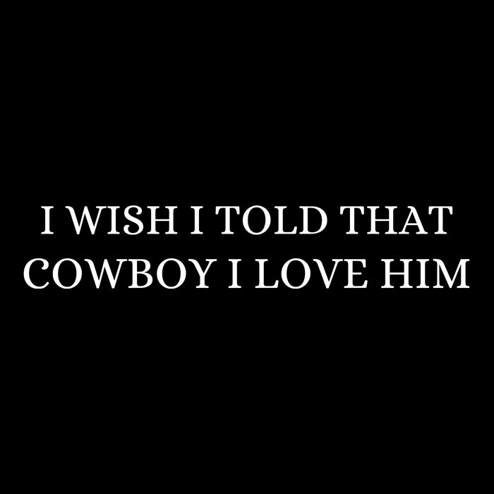 I Wish I Told That Cowboy I Love Him 7-Panel Snapback Hat
