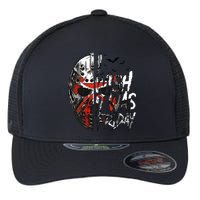 I Wish It Was Friday Jason I Wish It Was Friday Jason Horror Halloween Flexfit Unipanel Trucker Cap