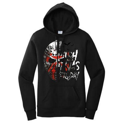 I Wish It Was Friday Jason I Wish It Was Friday Jason Horror Halloween Women's Pullover Hoodie
