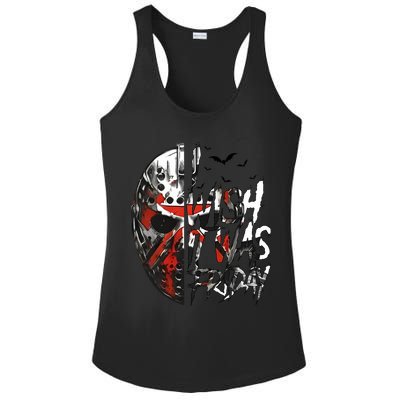 I Wish It Was Friday Jason I Wish It Was Friday Jason Horror Halloween Ladies PosiCharge Competitor Racerback Tank
