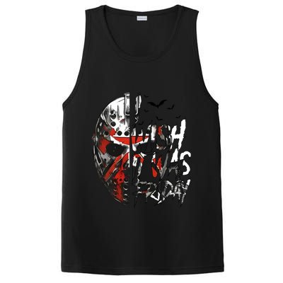 I Wish It Was Friday Jason I Wish It Was Friday Jason Horror Halloween PosiCharge Competitor Tank