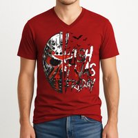 I Wish It Was Friday Jason I Wish It Was Friday Jason Horror Halloween V-Neck T-Shirt