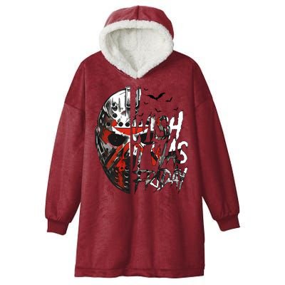 I Wish It Was Friday Jason I Wish It Was Friday Jason Horror Halloween Hooded Wearable Blanket