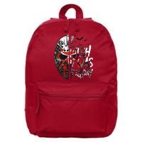 I Wish It Was Friday Jason I Wish It Was Friday Jason Horror Halloween 16 in Basic Backpack
