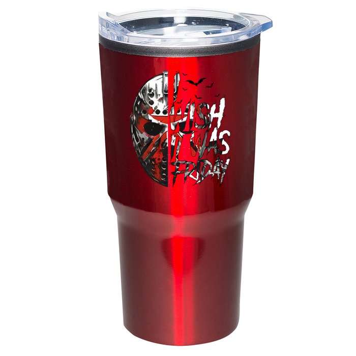 I Wish It Was Friday Jason I Wish It Was Friday Jason Horror Halloween Tumbler
