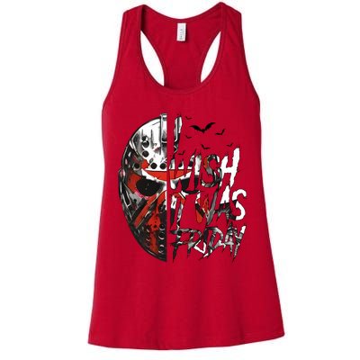 I Wish It Was Friday Jason I Wish It Was Friday Jason Horror Halloween Womens Tank Top