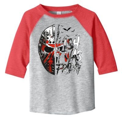 I Wish It Was Friday Jason I Wish It Was Friday Jason Horror Halloween Toddler Fine Jersey T-Shirt