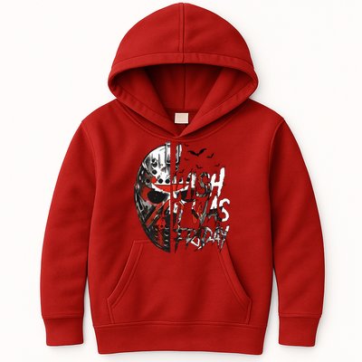 I Wish It Was Friday Jason I Wish It Was Friday Jason Horror Halloween Kids Hoodie