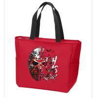 I Wish It Was Friday Jason I Wish It Was Friday Jason Horror Halloween Zip Tote Bag