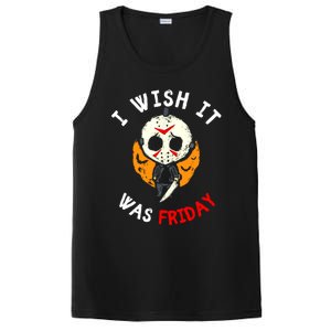 I Wish It Was Friday Funny Scary Friday Halloween Movie PosiCharge Competitor Tank