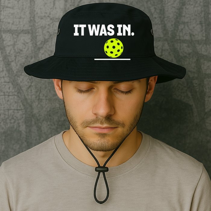 It Was In Funny Pickleball Player Paddleball Lover Bucket Hat