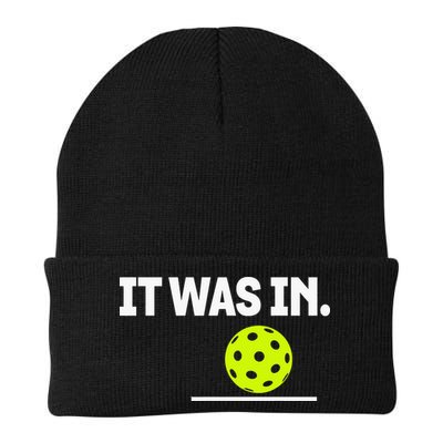It Was In Funny Pickleball Player Paddleball Lover Beanie