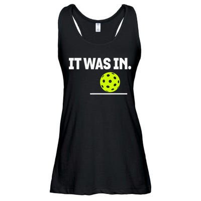 It Was In Funny Pickleball Player Paddleball Lover Ladies Essential Flowy Tank