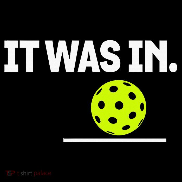 It Was In Funny Pickleball Player Paddleball Lover Crop Top
