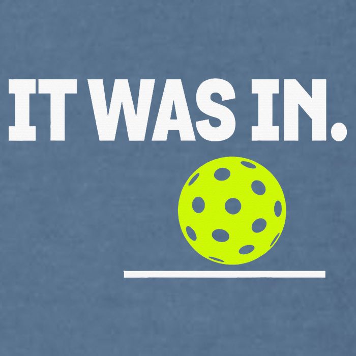 It Was In Funny Pickleball Player Paddleball Lover Garment-Dyed Sweatshirt