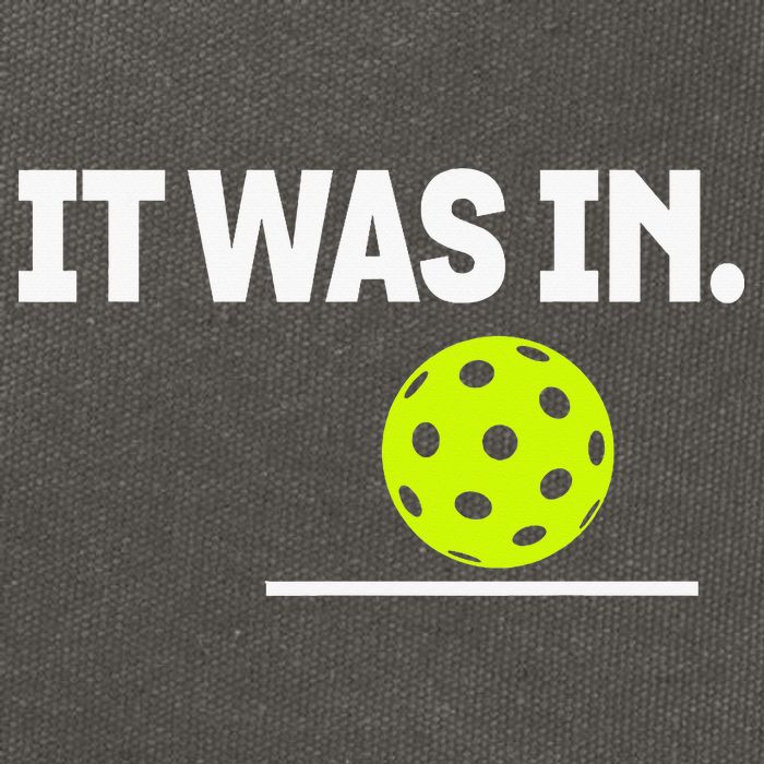 It Was In Funny Pickleball Player Paddleball Lover Cotton Canvas Backpack