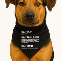 I Work In It... Funny Computer USA-Made Doggie Bandana